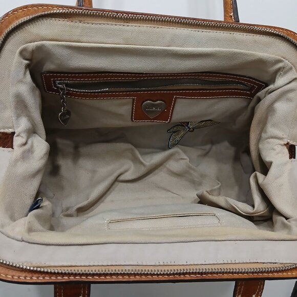 Luella Designer Leather Satchel🤎 - Picture 4 of 14